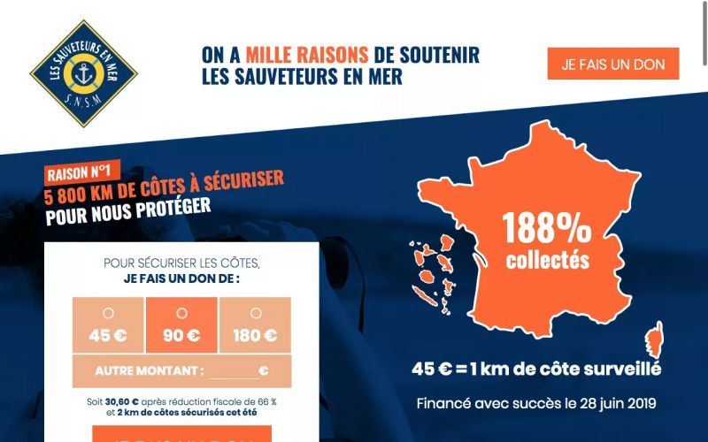 Pierres et Mer s'engage auprès de la SNSM