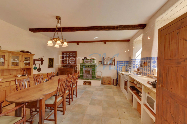 cuisine-salle à manger grand gite