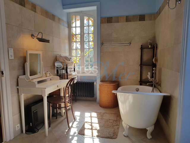 salle de bain manoir