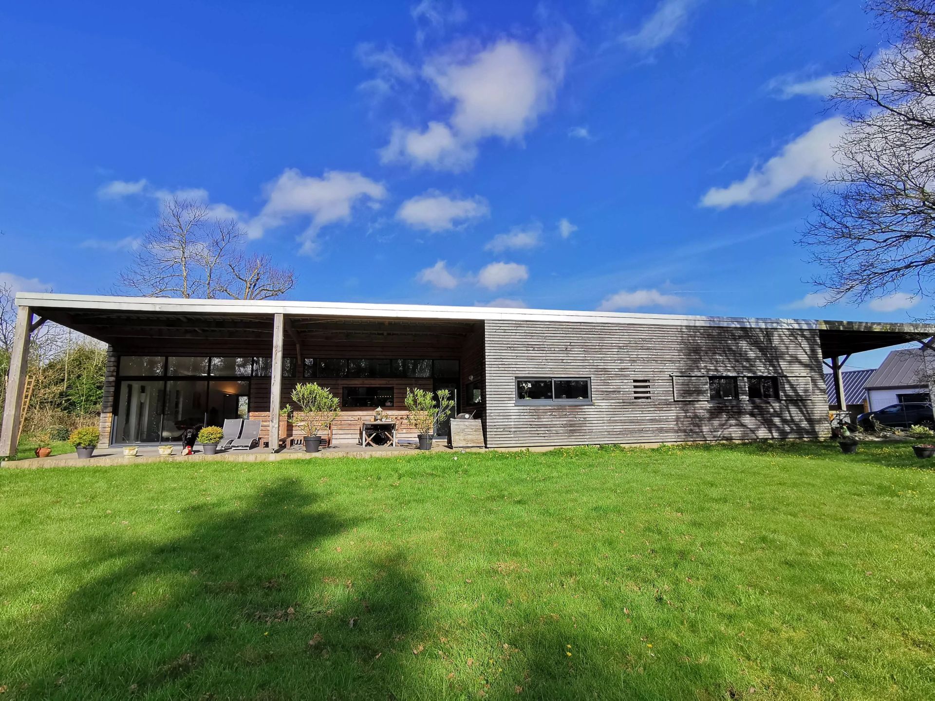 Maison contemporaine en bois proche Saint-Malo
