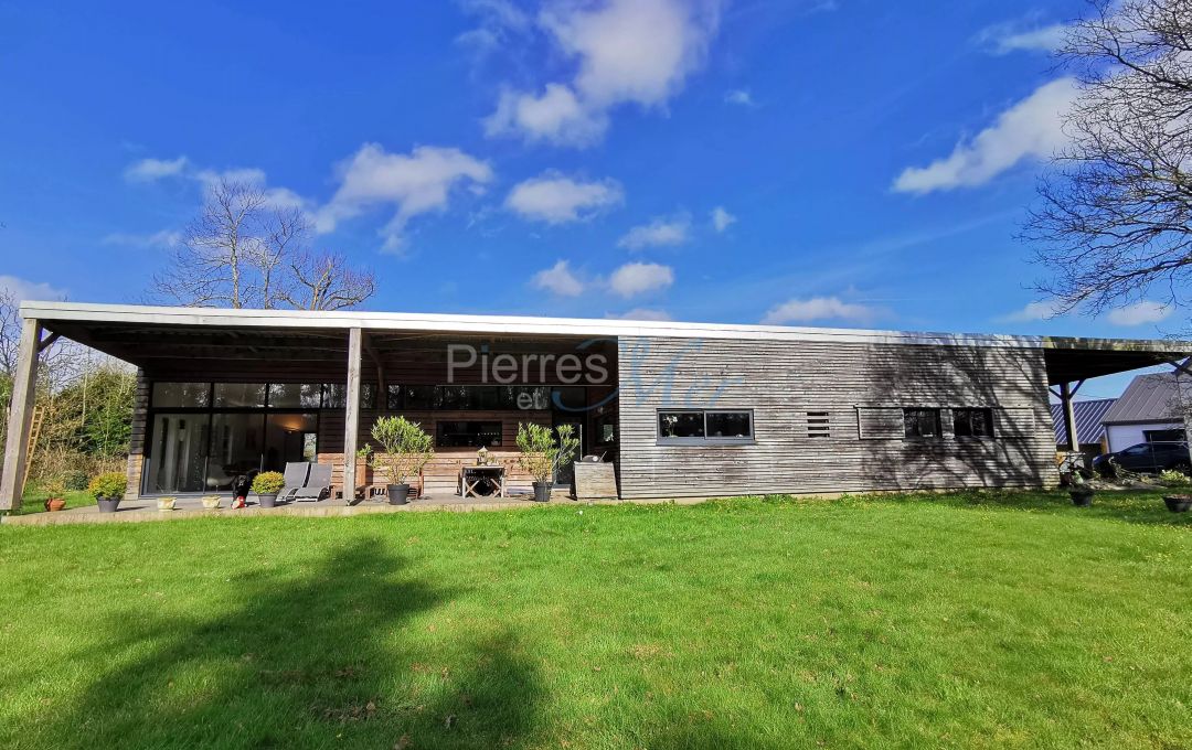 Maison contemporaine en bois proche Saint-Malo