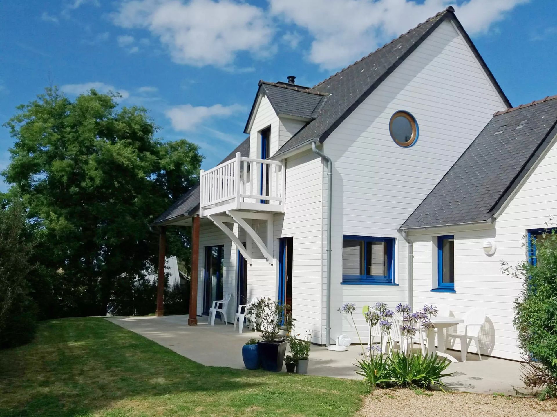 Maison en Bois bord de mer Carantec