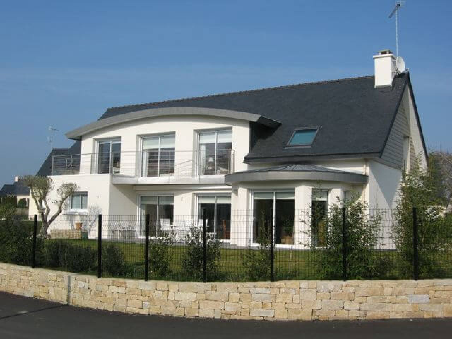 maison d'architecte contemporaine bord de mer Bénodet