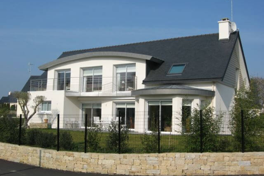 maison d'architecte contemporaine bord de mer Bénodet