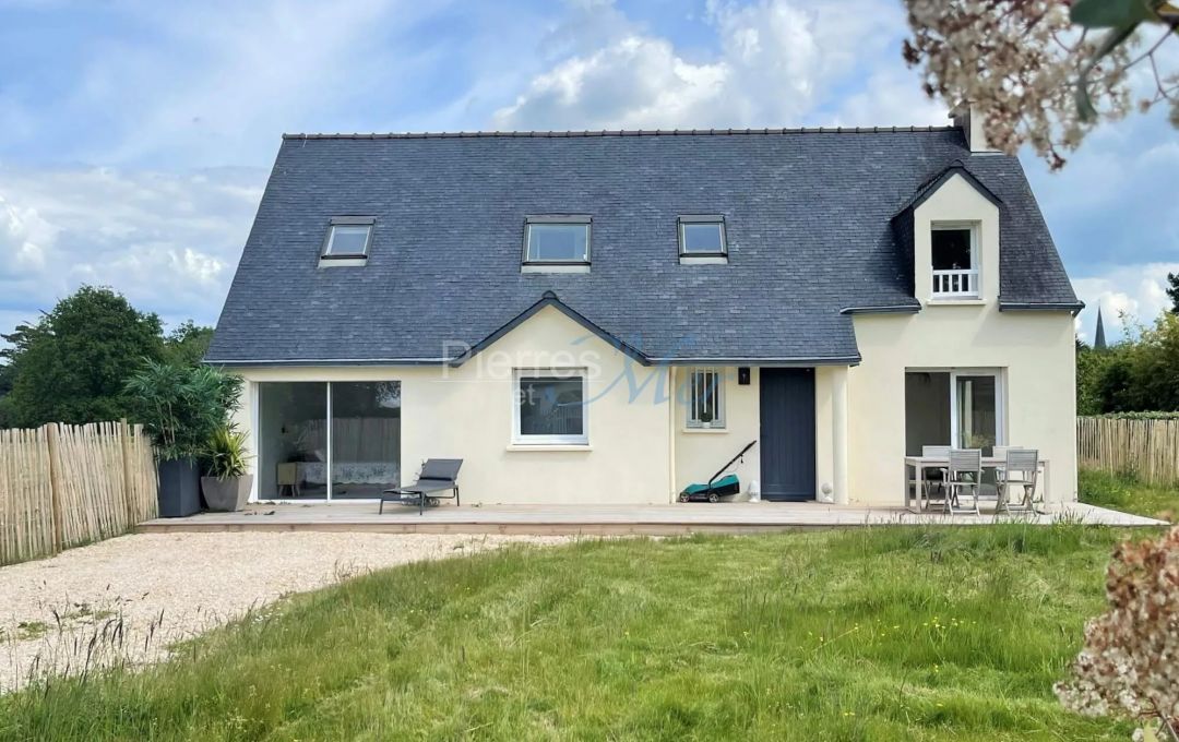 Maison contemporaine plage à pied Golfe du Morbihan