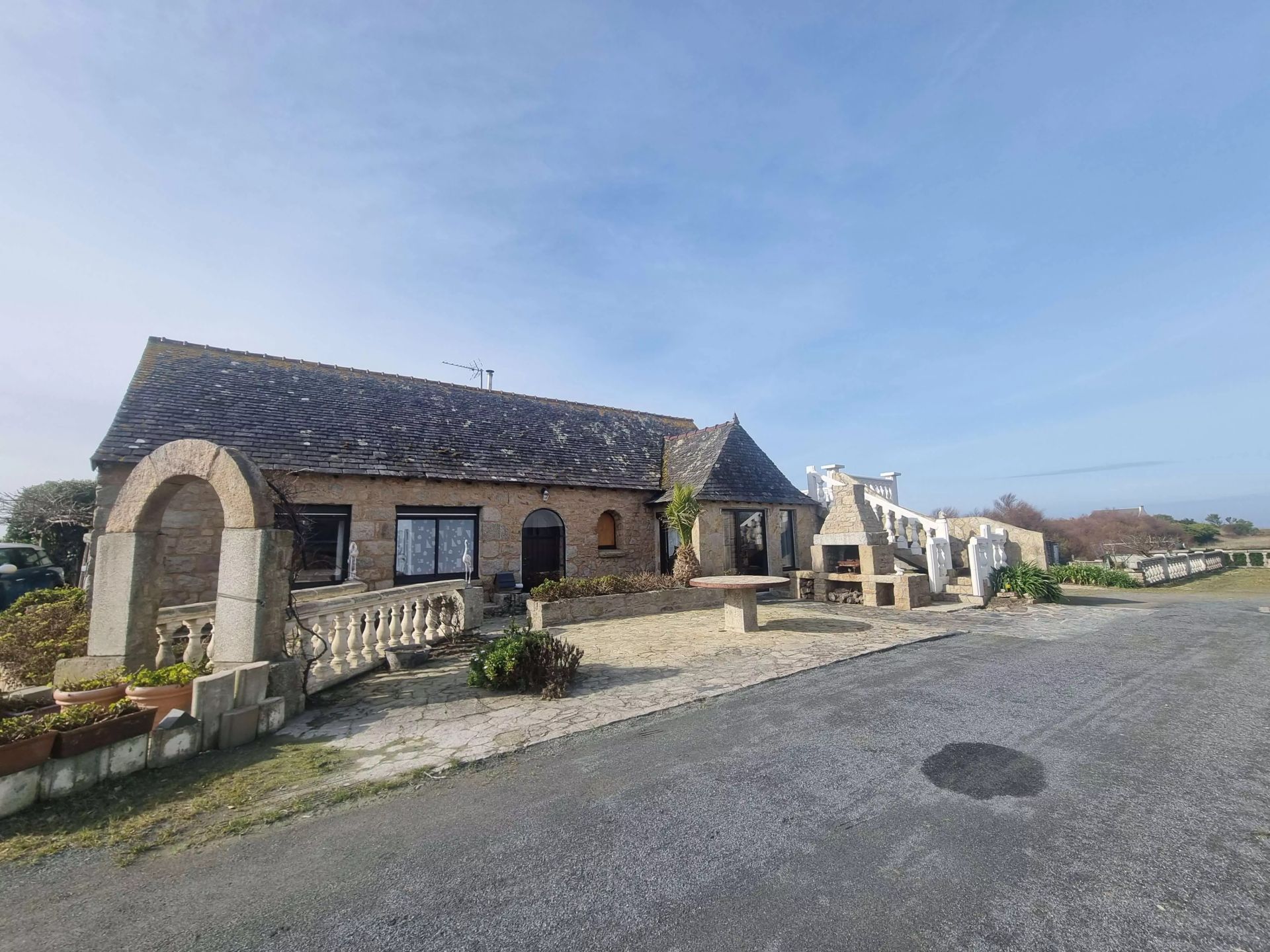 Maison en pierres à 100 m de la plage - Vue mer
