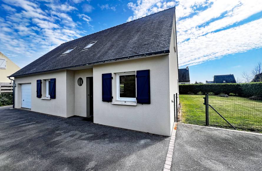 A Porspoder, dans le Pays d'Iroise en bordure de côte.