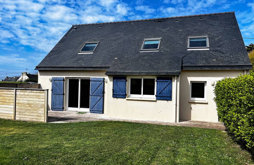 A Porspoder, dans le Pays d'Iroise en bordure de côte.