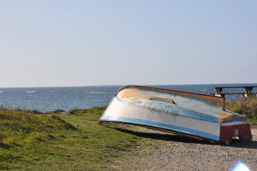A Porspoder, dans le Pays d'Iroise  en bordure de côte.