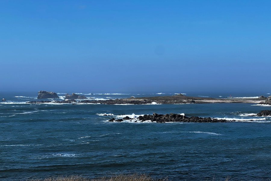 A Porspoder, dans le Pays d'Iroise  en bordure de côte.