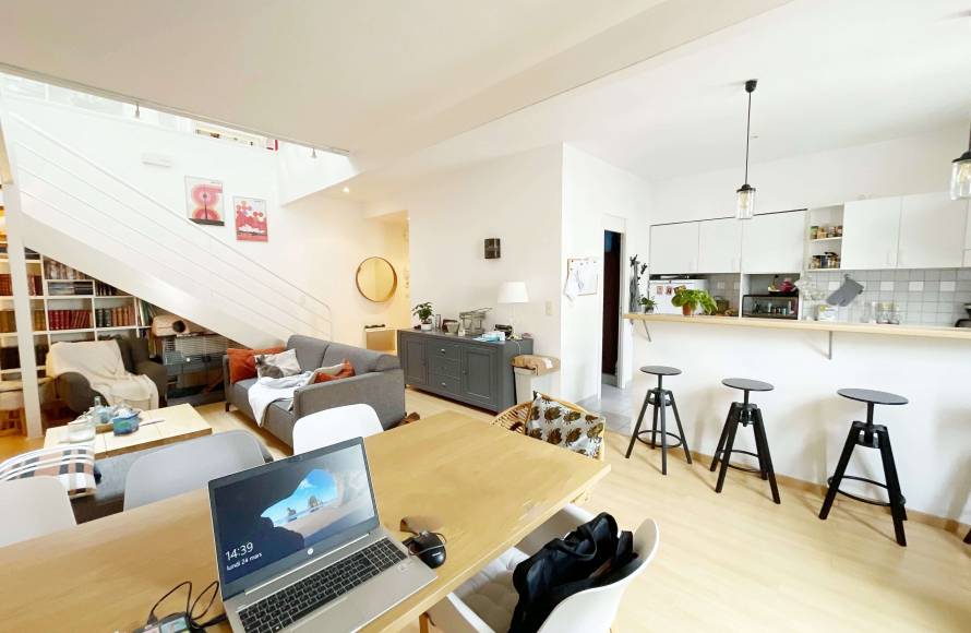 Triplex vue sur la rivière de Pont-l'Abbé Avec Locataire en Place