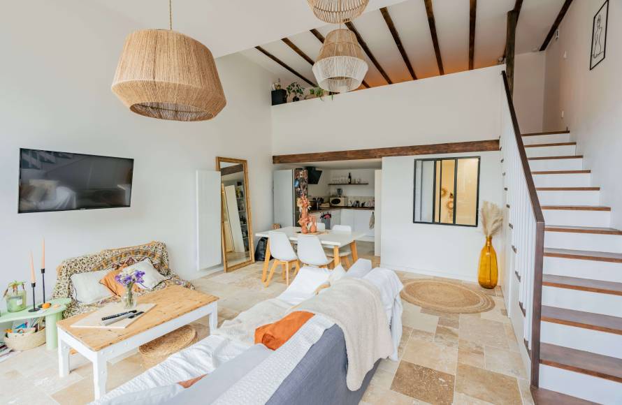 Duplex rénové avec goût