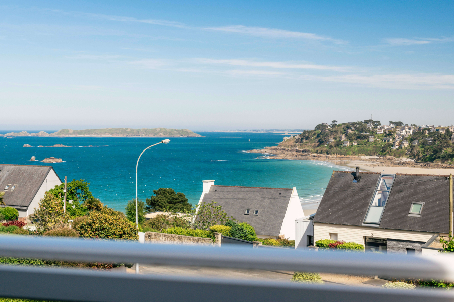 Maison vue mer et plage à pied Perros Guirec