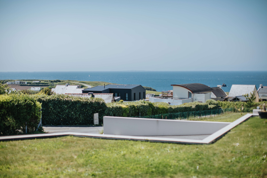 Belle villa contemporaine, très belle vue mer à Plouarzel