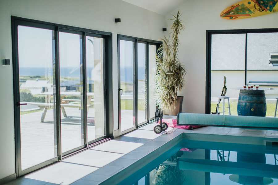Belle villa contemporaine, très belle vue mer à Plouarzel
