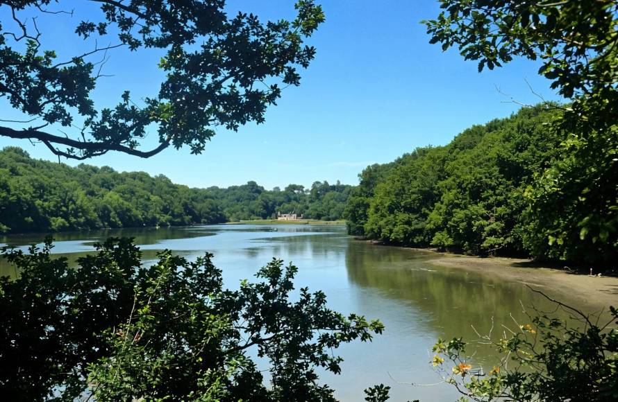La maison en lisière de l'Odet