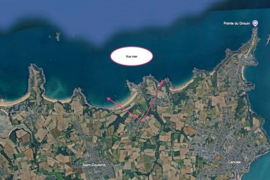 Terrain constructible à vendre à Saint-Coulomb, proche de la mer