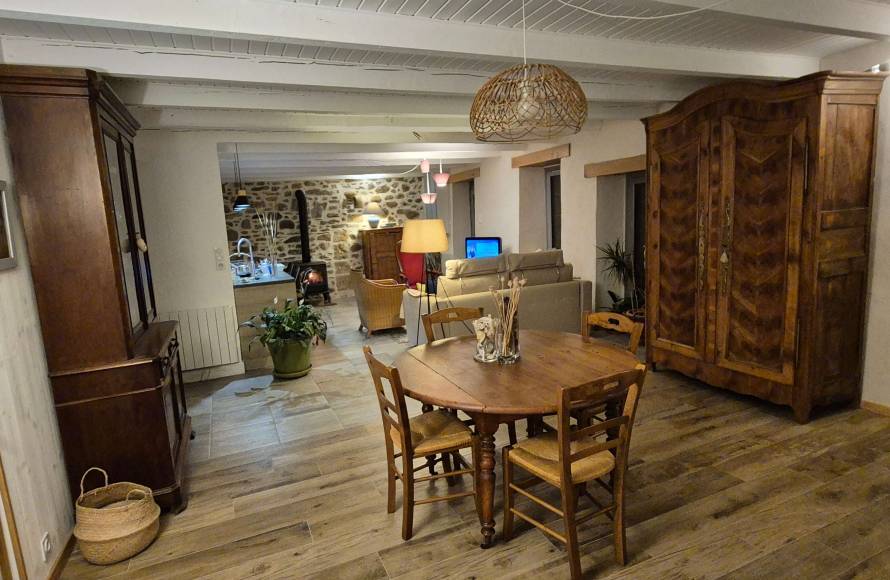 Maison en pierres à Saint Jacut de la Mer