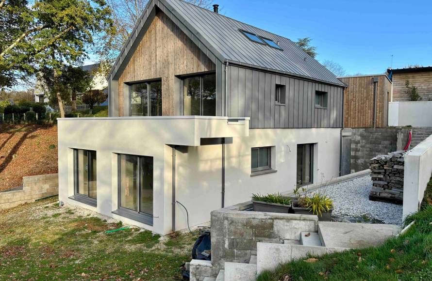 Maison neuve à vendre bord de rivière Morbihan