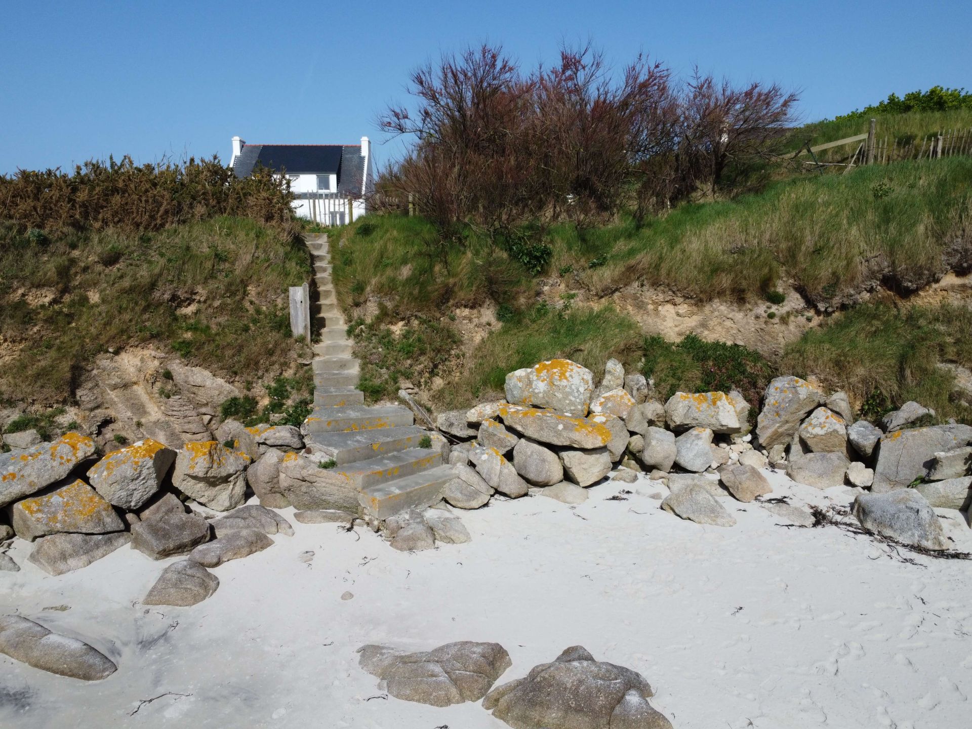 Maison vue mer, accès direct à la plage - Kerlouan - Finistère Nord