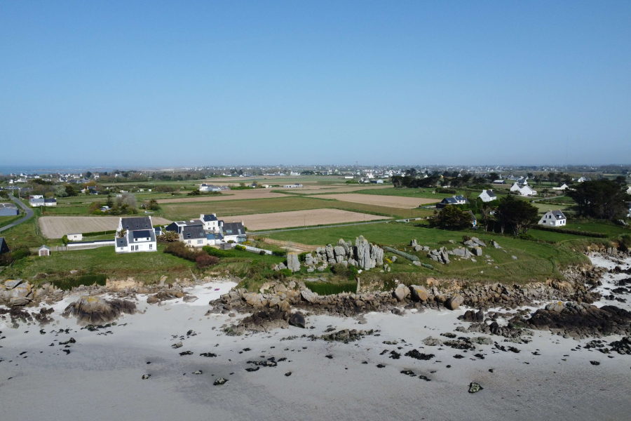 Maison vue mer, accès direct à la plage - Kerlouan - Finistère Nord