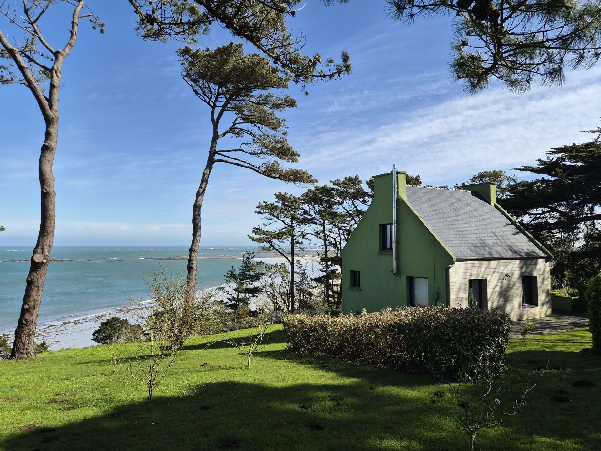 Maison avec vue mer exceptionnelle sur Plouguerneau