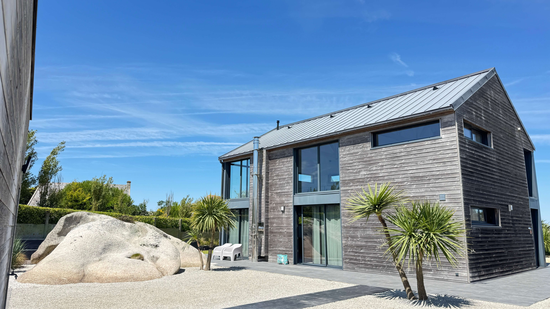 Maison d'architecte vue mer Kerlouan, Finistère Nord
