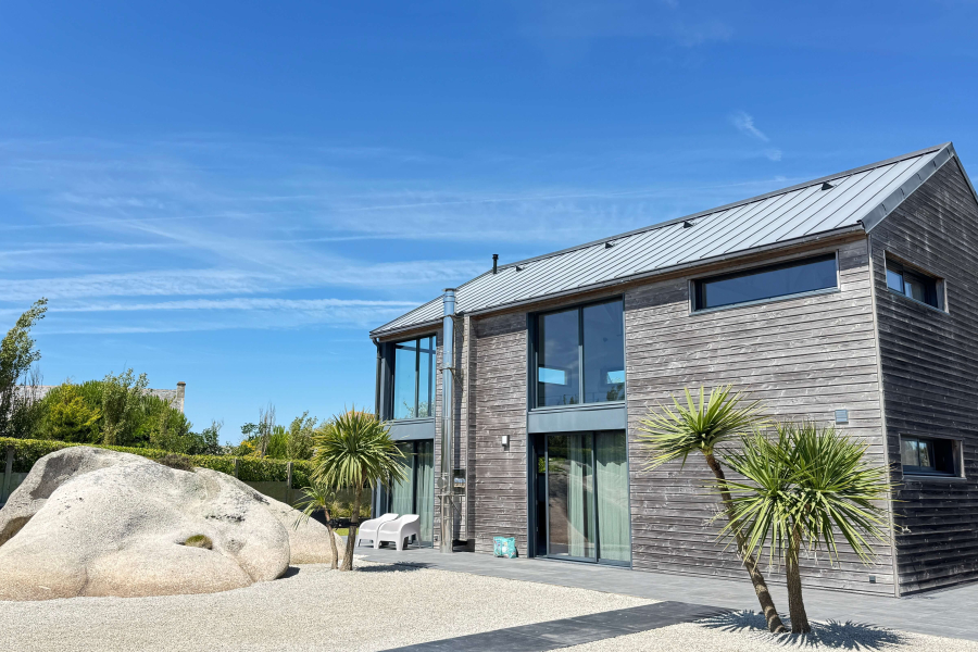 Maison d'architecte vue mer Kerlouan, Finistère Nord