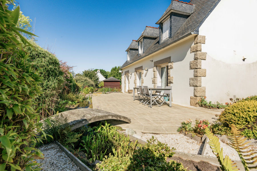 Maison bretonne avec plage à pied à Ploumanac'h