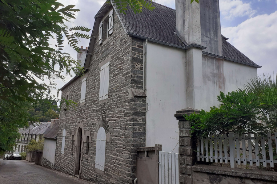 MAISON DE CARACTERE VUE DOMINANTE SUR LE PORT DE MORLAIX