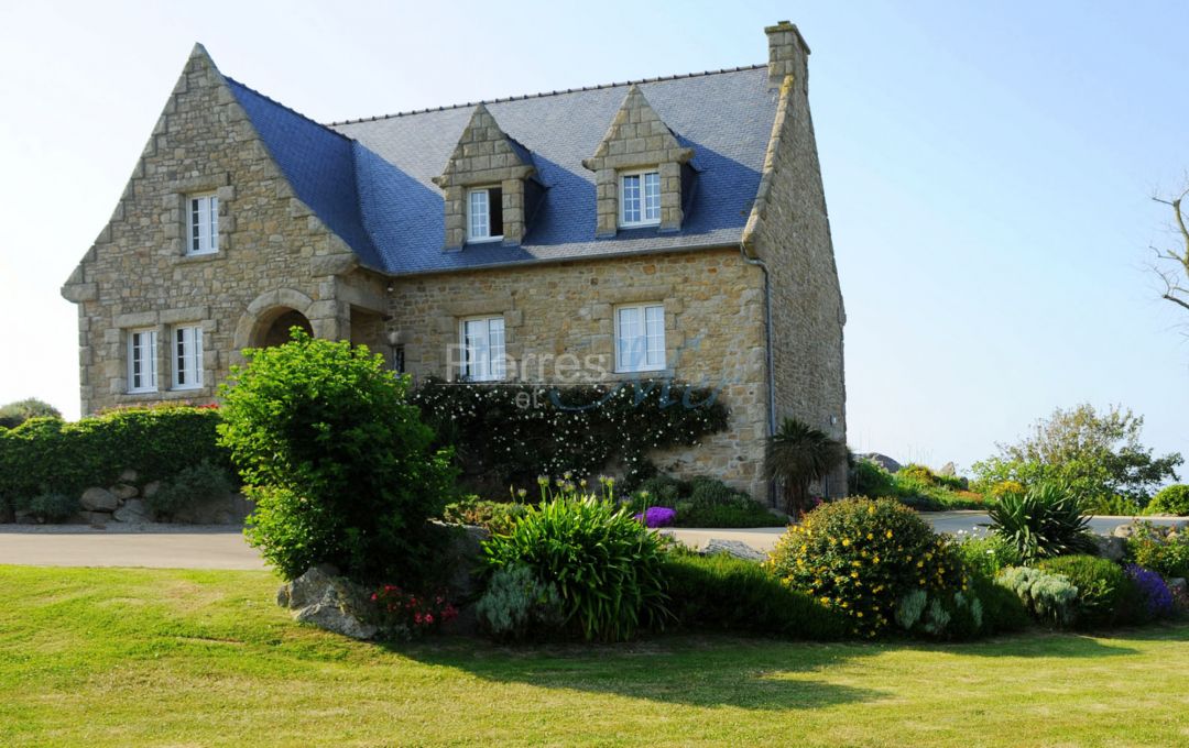 VENTE MAISON VUE PANORAMIQUE SUR LA MER FINISTERE - PIERRES ET MER
