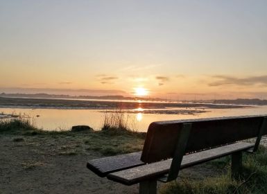 Lever du soleil de mon matin à Vannes