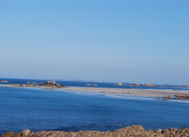 Plage de Santec Ã  marÃ©e basse